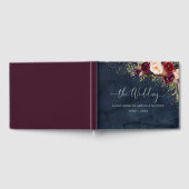 金ゴールドダストブルゴーニュ海軍フローラ ゲストブック (全面)