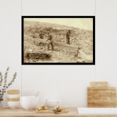 金ゴールドダストマイニングロッカービルSD 1889 ポスター (キッチン)