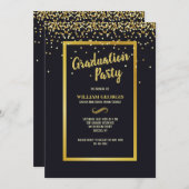 金ゴールドダスト招待状 招待状 (正面/裏面)