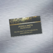 金ゴールドダスト背景 マグネット名刺 (インサイチュ)