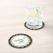 金ゴールドダスト ラウンドペーパーコースター (インサイチュ)