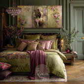 金ゴールドダスト、色あせたヴィンテージロマンチックなフローラ、およびパティナ 薄葉紙