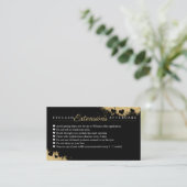 金ゴールドダッシュマスカラ目まぶしアフターケアのヒント 紹介カード (スタンド正面)