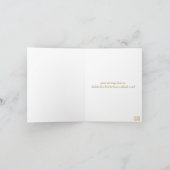 金ゴールドダブルハピネスランサンキューカード サンキューカード (内部)