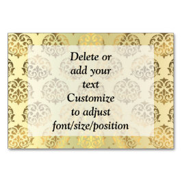 金ゴールドダマスクパターン テーブルナンバー