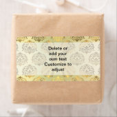 金ゴールドダマスクパターン ラベル (インサイチュ)