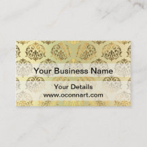 金ゴールドダマスクパターン