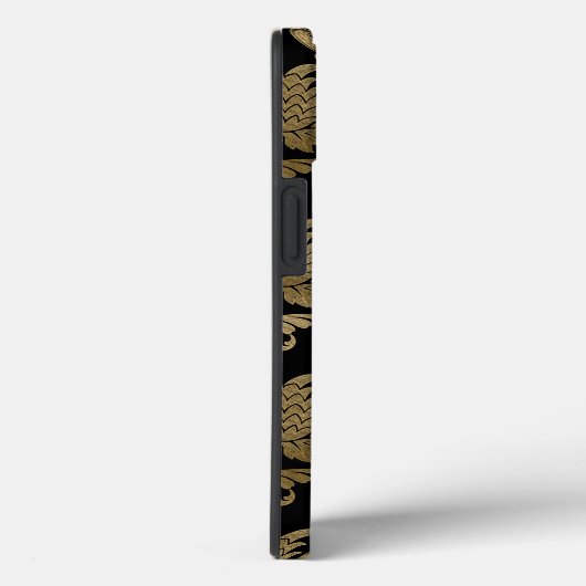 金ゴールドダマスクフローラ結婚の贈り物 Case-Mate iPhoneケース (裏面 / 右)