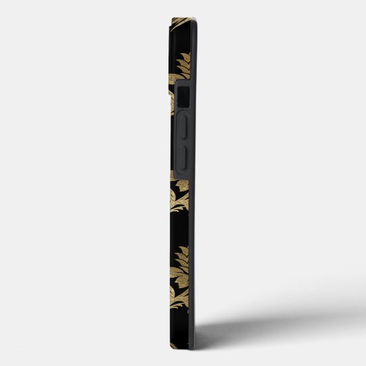 金ゴールドダマスクフローラ結婚の贈り物 Case-Mate iPhoneケース (裏面 / 左)