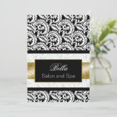 金ゴールドダマスク事業サンキューカード サンキューカード (スタンド正面)