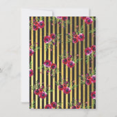 金ゴールドダービー競馬パーティの招待状 招待状 (裏面)