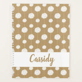 金ゴールドチアリーダーpom pomパターン プランナー手帳