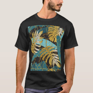 金ゴールドチェーン離れカーテン Tシャツ