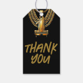 金ゴールドチェーン1 #1ドリップ1誕生日パーティー ギフトタグ (正面)