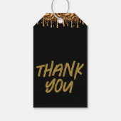 金ゴールドチェーン1 #1ドリップ1誕生日パーティー ギフトタグ (裏面)