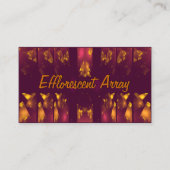 金ゴールドチップアートワーク 名刺 (正面)