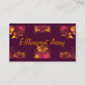 金ゴールドチップアートワーク 名刺 (正面)