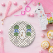 金ゴールドチノセリージンジャージャージャージャーズトピアリーバスケット ペーパープレート (パーティー)