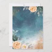 金ゴールドチャリスグリーンバラファーストホーリーコミュニオン 招待状 (裏面)