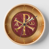 金ゴールドチロー 壁時計 (正面)