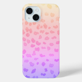 金ゴールドチーターiPhoneケース iPhone 15ケース