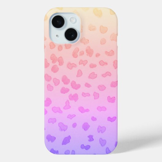 金ゴールドチーターiPhoneケース Case-Mate iPhoneケース (裏面)