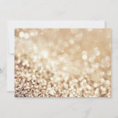 金ゴールドツリーの年間企業のクリスマスパーティー 招待状 (裏面)