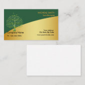 金ゴールドツリーガーデン気にロンおよび景観事業 名刺 (正面/裏面)