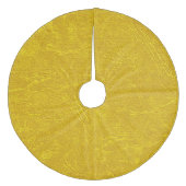 金ゴールドツリースカート、ゴールデンアクセント金ゴールドクリスマスツリー フリース ツリースカート (正面)