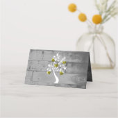 金ゴールドツリーハート披露宴座席表 プレイスカード (裏面)