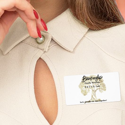 金ゴールドツリーファミリ懇親会パーティー必須 ラベル