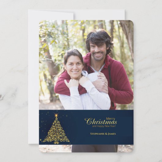 金ゴールドツリーフォトカード シーズンカード (正面)