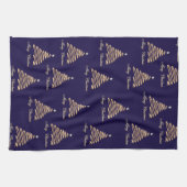 金ゴールドツリー キッチンタオル (横)