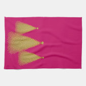 金ゴールドツリー キッチンタオル (横)