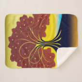 金ゴールドツリー シェルパブランケット (正面(横))