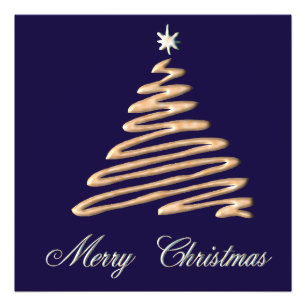 金ゴールドツリー フォトプリント           