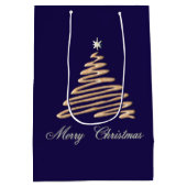 金ゴールドツリー ミディアムペーパーバッグ (裏面)