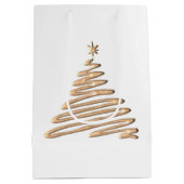 金ゴールドツリー ミディアムペーパーバッグ (裏面)