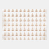 金ゴールドツリー ラッピングペーパーシート (正面2)