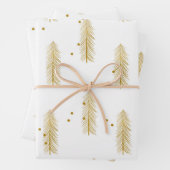 金ゴールドツリー ラッピングペーパーシート (インサイチュ)