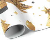 金ゴールドツリー ラッピングペーパー (ロールコーナー)