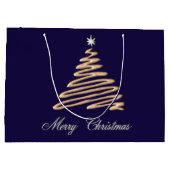 金ゴールドツリー ラージペーパーバッグ (裏面)