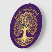 金ゴールドツリーBFTG時計 ラージ壁時計 (傾斜)