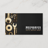 金ゴールドツール、自動整備士と修復 名刺 (正面)