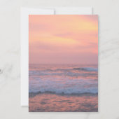 金ゴールドティアラグリッター《写真》ぼけ味グラデーションスウィート16パーティーインビ 招待状 (裏面)