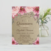 金ゴールドティアラ、ストリングライトフラワークラフトキンセニェラ 招待状 (スタンド正面)