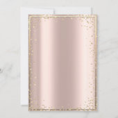 金ゴールドティアラ，ダイヤモンド，フローラバラ金ゴールドクインセアニラ 招待状 (裏面)