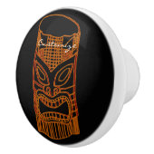 金ゴールドティキ彫刻サンダーコーブ セラミックノブ (右)