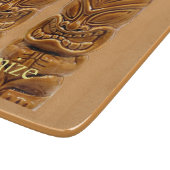 金ゴールドティキ彫刻サンダー_コーブ カッティングボード (角)