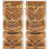 金ゴールドティキ彫刻サンダー_コーブ シール (正面)